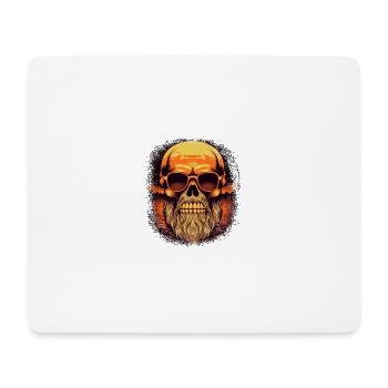 humor sayings present bearded mustache bear - Mouse Pad (horizontal) - white - Front