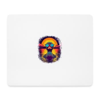 Geese Rubber Duck Bath Toys Present Idea Love - Mouse Pad (horizontal) - white - Front