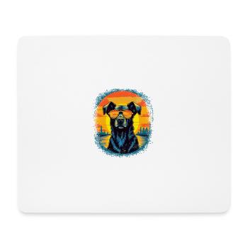 jokes animal welfare dog paw present idea - Mouse Pad (horizontal) - white - Front