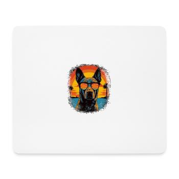 Mammal Beagle Love Cool Dog Love Present Fun - Tapis de souris (format paysage) - blanc - Devant