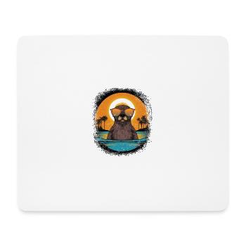 humor bar colors happy present idea animals gift - Mouse Pad (horizontal) - white - Front