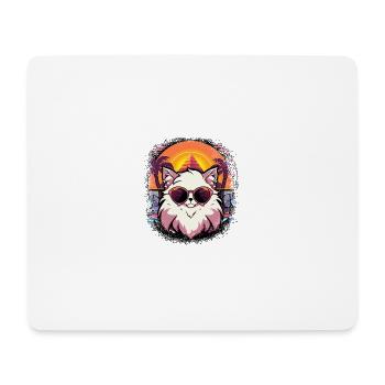 funny sayings avocados pet avogato bow tie guenon - Mousepad (Querformat) - Weiß - Vorne