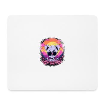 sayings zoo animal pun gift idea present idea geek - Mousepad (Querformat) - Weiß - Vorne