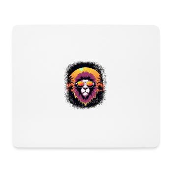 god church big doodlebug born 1979 lion dog - Mousepad (Querformat) - Weiß - Vorne