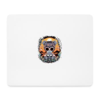koala bear animal lover fun animal welfare - Mousepad (Querformat) - Weiß - Vorne