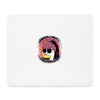 present idea birthday present baby duck love - Mousepad (Querformat) - Weiß - Vorne