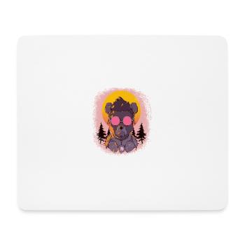 jokes funny funny quote statement mammal cool - Mousepad (Querformat) - Weiß - Vorne