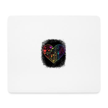 Geek Boys Blagues Funny Gender LGBTQI et - Tapis de souris (format paysage) - blanc - Devant
