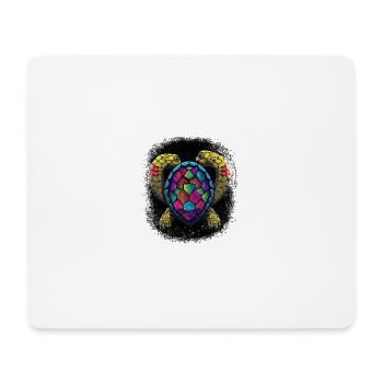 Coeur Activiste T-shirts Egalité Ours LGBT - Tapis de souris (format paysage) - blanc - Devant