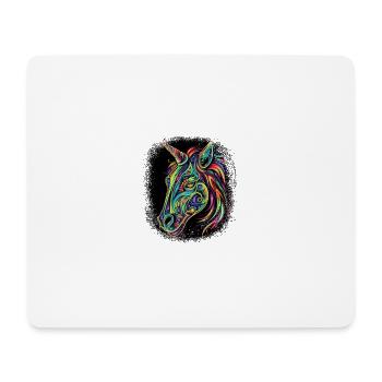 Present Idea Drawing Funny Spooky Humor Geek - Mouse Pad (horizontal) - white - Front