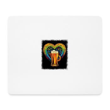 Love Funny Quote Back Skeleton Costume Gifts - Mouse Pad (horizontal) - white - Front