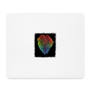peace for paris hippie festival gift peace symbol - Mouse Pad (horizontal) - white - Front