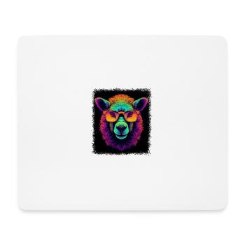 cadeau d’anniversaire geek anti troupeau de moutons humour - Tapis de souris (format paysage) - blanc - Devant