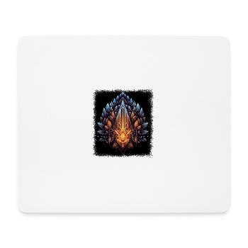gift idea present peace sign hippie bird cool - Mouse Pad (horizontal) - white - Front