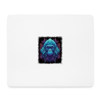 Signe de paix des enfants Green Hippie Festival Cool Hippie - Tapis de souris (format paysage) - blanc - Devant