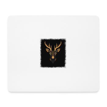 adorable funny quote deer christmas gift kids - Mouse Pad (horizontal) - white - Front