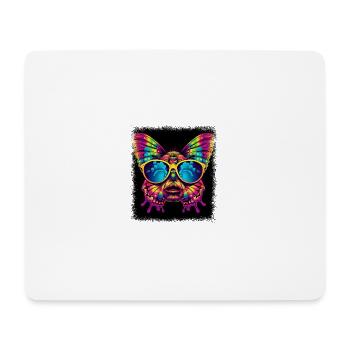 bday animal earth blue sea turtle funny - Mousepad (Querformat) - Weiß - Vorne