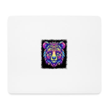 Bday Dove of Peace Hippie Festival - Tapis de souris (format paysage) - blanc - Devant