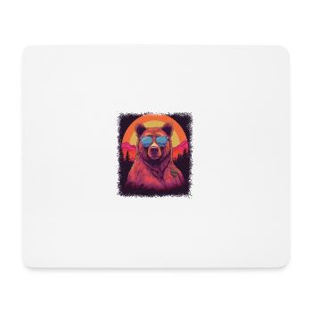 drôles dictons génial anniversaire cool coati - Tapis de souris (format paysage) - blanc - Devant