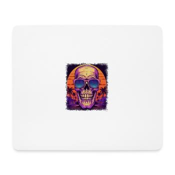 quote fingers skateboard broken heart - Mousepad (Querformat) - Weiß - Vorne
