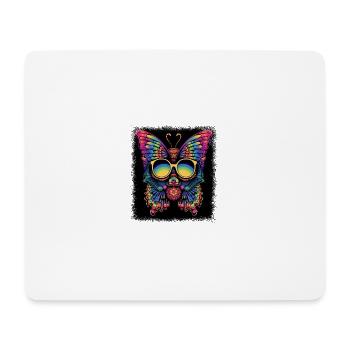 Idée cadeau Génial Butterfly Citation Geek - Tapis de souris (format paysage) - blanc - Devant