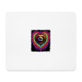 cool fun 3 years old birthday animal - Mousepad (Querformat) - Weiß - Vorne