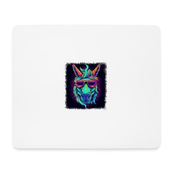 animal drôle citation idée cadeau dabbing cool - Tapis de souris (format paysage) - blanc - Devant