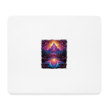 black labradors brainy black labradors matter - Mouse Pad (horizontal) - white - Front