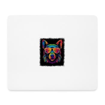 beagle gifts joke dog lover love geek dog breed - Mousepad (Querformat) - Weiß - Vorne