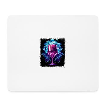funny quote a day without cartoon fox apparel - Mousepad (Querformat) - Weiß - Vorne