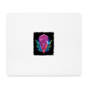 beer christmas present idea brisket barbeque black - Mouse Pad (horizontal) - white - Front