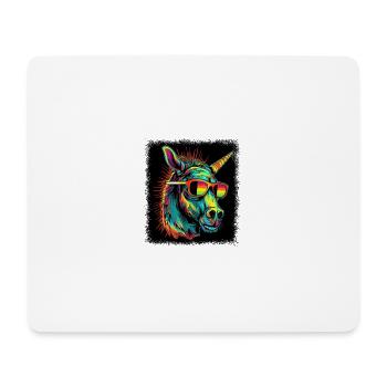 citation farting licorne blagues corn génial - Tapis de souris (format paysage) - blanc - Devant
