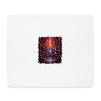chocolate beasts happy fun present idea - Mousepad (Querformat) - Weiß - Vorne