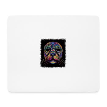 digital art animals kawaii funny sayings sea lion - Mousepad (Querformat) - Weiß - Vorne