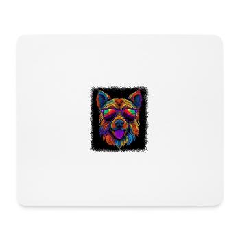 beagle lover gift dog friendly lover birthday - Mousepad (Querformat) - Weiß - Vorne