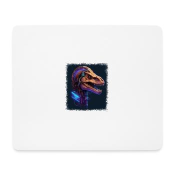 awesome present idea happy brachiosaurus - Mousepad (Querformat) - Weiß - Vorne
