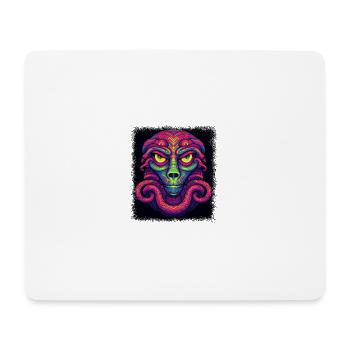 Cadeaux de serpent pour les blagues de Noël - Tapis de souris (format paysage) - blanc - Devant