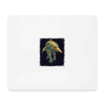 american flag fishing tshirts bday fish - Mousepad (Querformat) - Weiß - Vorne