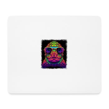 animal defense geek wave dorsal carapace - Mousepad (Querformat) - Weiß - Vorne