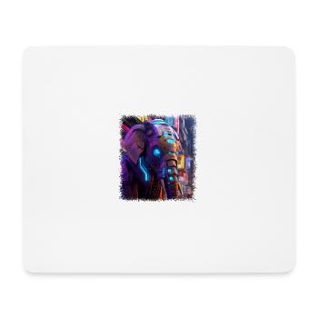 Joyeux anniversaire Bday Fun Elephants Citation drôle - Tapis de souris (format paysage) - blanc - Devant