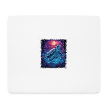 Fun Peace Funky Global Peace Geek Peace Symbol - Tapis de souris (format paysage) - blanc - Devant