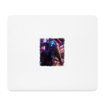 elephants elephant nature pineapple animal gift - Mouse Pad (horizontal) - white - Front