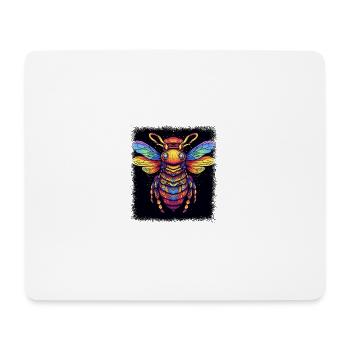 bee whisperer birthday present idea save the bees - Mouse Pad (horizontal) - white - Front