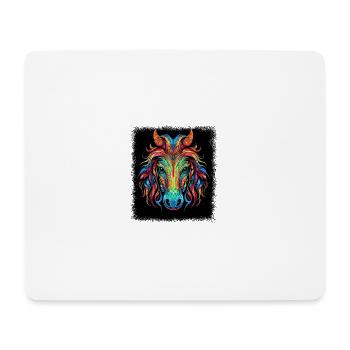 Sayings Friesian Thelwell Jokes Happy - Mouse Pad (horizontal) - white - Front