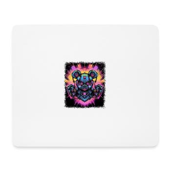 Fun Panda Bear Present Idea Dictons - Tapis de souris (format paysage) - blanc - Devant