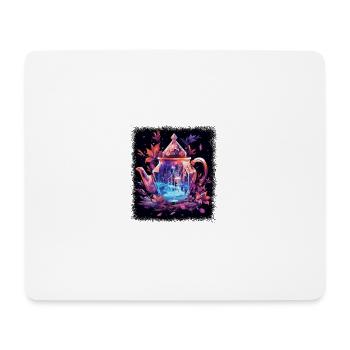 animal asian balls funny humor gift present idea - Mouse Pad (horizontal) - white - Front