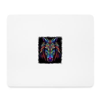 present present idea horseriding statement - Mouse Pad (horizontal) - white - Front