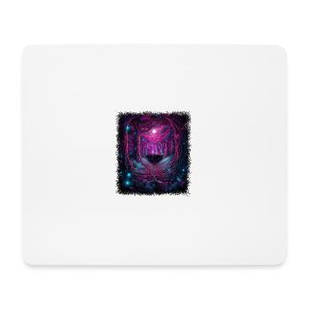 peace sign 60s global peace counterculture bird - Mouse Pad (horizontal) - white - Front