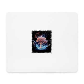 birthday present boba tea animal happy - Mousepad (Querformat) - Weiß - Vorne