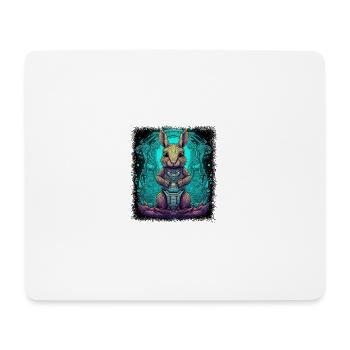 brown eastern gray squirrel - Mousepad (Querformat) - Weiß - Vorne
